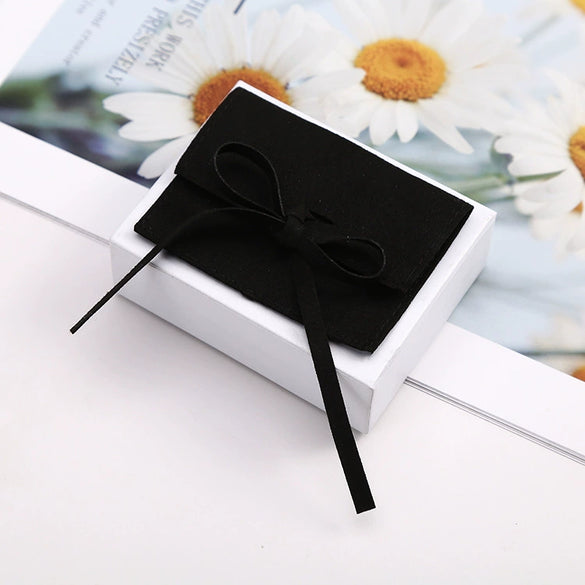 Jewelry Storage Bag Microfiber Imitation Leather Flannel Square