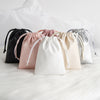 Jewelry Storage Bag Pu Leather Drawstring