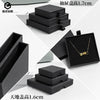 Jewelry Storage Box Black Card Lid Paper Cardboard Jewelry Packaging Box