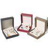 Jewelry Storage Box Brushed Leather Threepiece