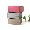 Jewelry Storage Box Brushed Leather Threepiece