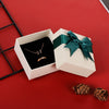 Jewelry Storage Box In Paper And Cardboard Material For Earrings Necklace Ring With Fashion Packaging And Bow Design