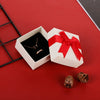 Jewelry Storage Box In Paper And Cardboard Material For Earrings Necklace Ring With Fashion Packaging And Bow Design
