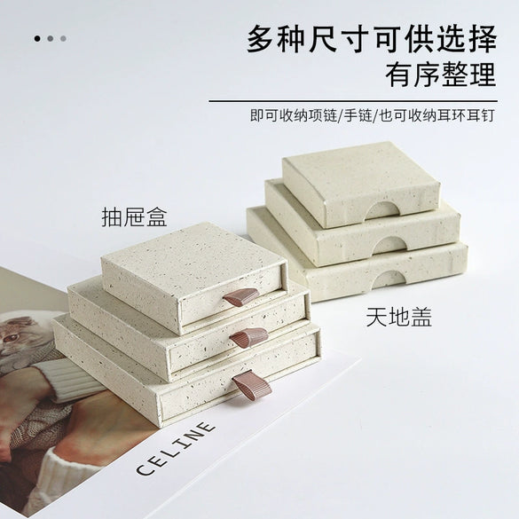 Jewelry Storage Box Ring Earring Drawer Box Jewelry Packaging Box Made Of Paper And Cardboard