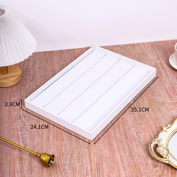 Jewelry Storage Display Tray Pu Material High Sense Style