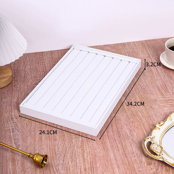 Jewelry Storage Display Tray Pu Material High Sense Style