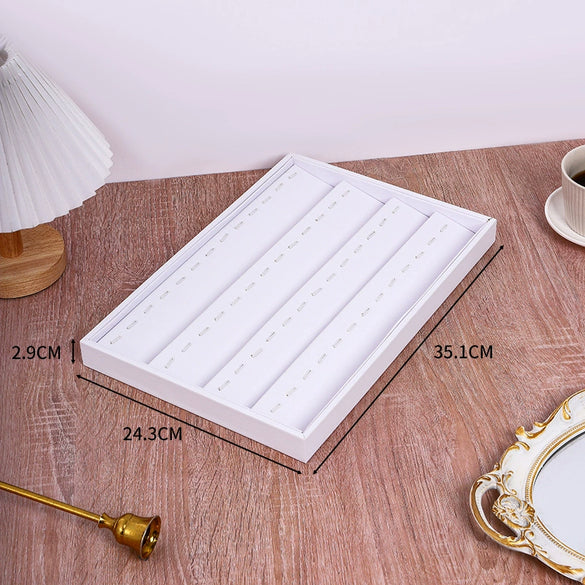 Jewelry Storage Display Tray Pu Material High Sense Style