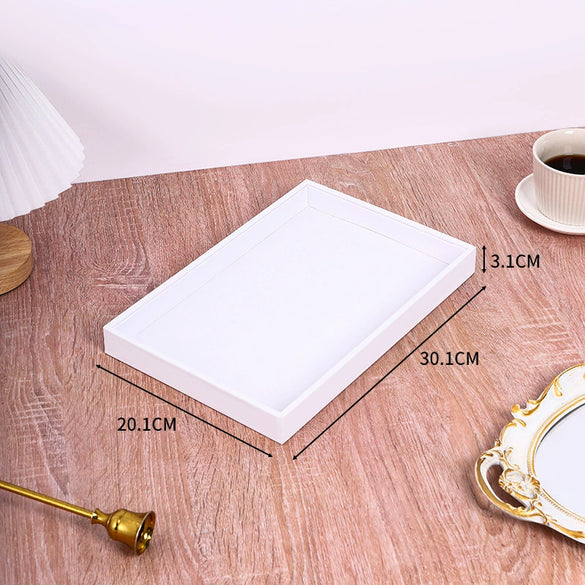 Jewelry Storage Display Tray Pu Material High Sense Style