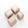 Jewelry Storage Gift Box With White Bow For Necklace Ring Earrings