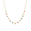 Jewelry Suit Stainless Steel Necklace Bracelet Geometric Tassel Pendant Electroplating
