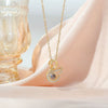 Jewelry Swan Clavicle Chain Pendant Brass Titanium Steel Geometric Natural Diamond