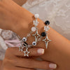 Jewelry Sweet Imitation Pearl Bow Heartshaped Starshaped Alloy Bracelet