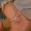 Jewelry Titanium Steel Beaded Double Blade Bow Set With Diamonds For Women
