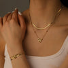 Jewelry Titanium Steel Beaded Double Blade Bow Set With Diamonds For Women