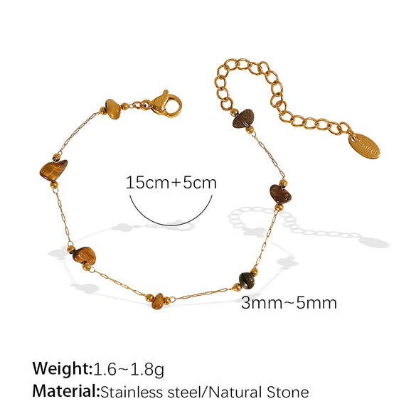 Jewelry 316L Stainless Steel Bohemian Geometric Electroplated For Women