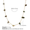 Jewelry 316L Stainless Steel Bohemian Geometric Electroplated For Women