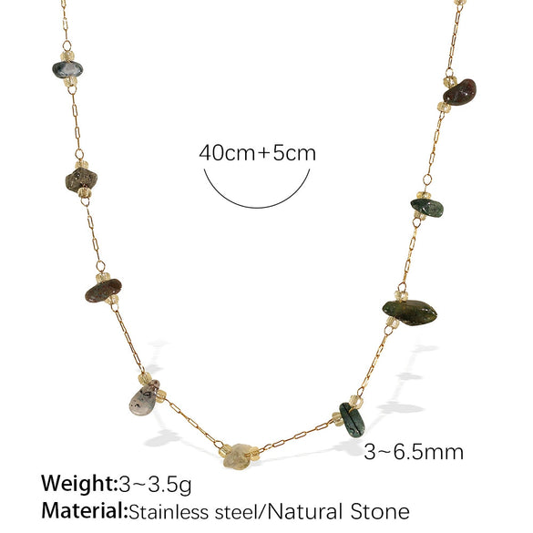 Jewelry 316L Stainless Steel Bohemian Geometric Electroplated For Women