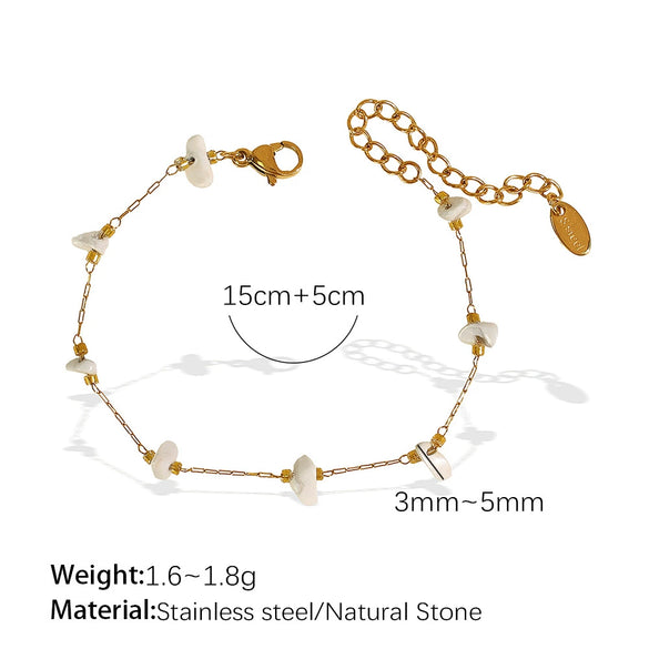 Jewelry 316L Stainless Steel Bohemian Geometric Electroplated For Women