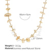Jewelry 316L Stainless Steel Bohemian Geometric Electroplated For Women