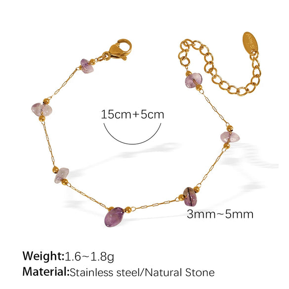 Jewelry 316L Stainless Steel Bohemian Geometric Electroplated For Women
