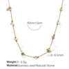 Jewelry 316L Stainless Steel Bohemian Geometric Electroplated For Women
