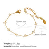 Jewelry 316L Stainless Steel Bohemian Geometric Electroplated For Women