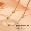 Jewelry Titanium Steel Chrysanthemum Love Water Drops Bell Pattern Necklace Earrings Bracelet Set For Women