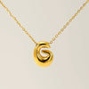 Jewelry Titanium Steel Clavicle Chain With Cartoon Bubble And English Letter Design Electroplated