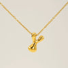 Jewelry Titanium Steel Clavicle Chain With Cartoon Bubble And English Letter Design Electroplated