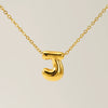 Jewelry Titanium Steel Clavicle Chain With Cartoon Bubble And English Letter Design Electroplated