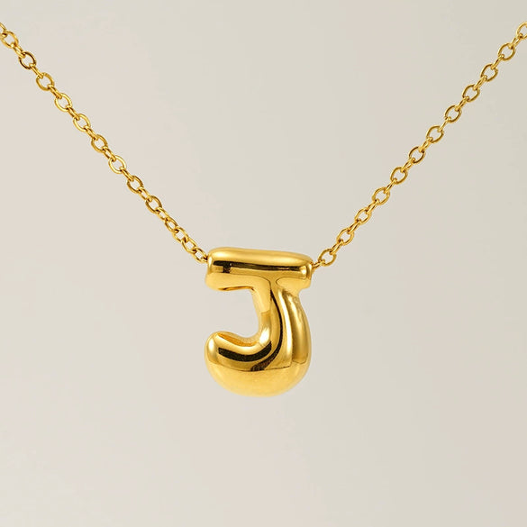 Jewelry Titanium Steel Clavicle Chain With Cartoon Bubble And English Letter Design Electroplated