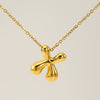 Jewelry Titanium Steel Clavicle Chain With Cartoon Bubble And English Letter Design Electroplated
