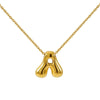 Jewelry Titanium Steel Clavicle Chain With Cartoon Bubble And English Letter Design Electroplated