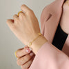 Jewelry 316L Stainless Steel Fivepointed Star Inlaid Zircon Electroplated Fashion Design Necklace Bracelet For Women