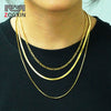 Jewelry 316L Stainless Steel Geometric Bone Chain Necklace For Women Electroplated Punk Style