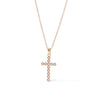 Jewelry Titanium Steel Geometric Cross Pendant Necklace For Women With Electroplating And O Word Chain