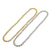 Jewelry Titanium Steel Geometric Wave Dragon Bone Chain Electroplating Unisex
