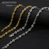 Jewelry Titanium Steel Geometric Wave Dragon Bone Chain Electroplating Unisex