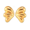 Jewelry 316L Stainless Steel Geometric Wings Electroplating Women's Earrings