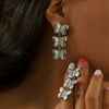 Jewelry 316L Stainless Steel Gold Plated Geometric Style Earrings