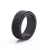 Jewelry Titanium Steel Rotatable Ring Geometric Electroplating Unisex