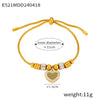 Jewelry 316L Stainless Steel Snake Bone Chain Love Tree Of Life Pendant Pull Buckle Unisex Geometric Electroplated Ring And Bracelet