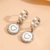Jewelry Titanium Steel Stars Love Shell Peach Heart Pendant Set With Diamonds