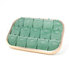 Jewelry Tray Aluminum Alloy Solid Wood Geometric Splicing High Sense Jewelry Storage Rack