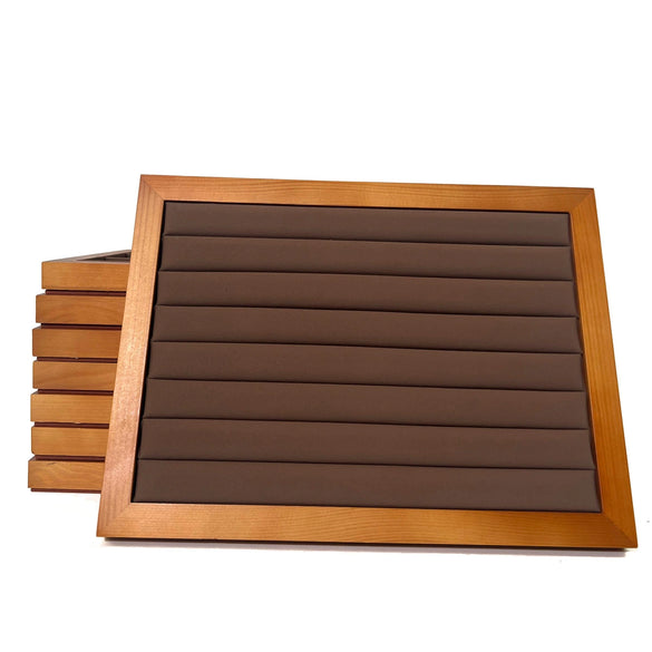 Jewelry Tray Solid Wood Geometric Splicing Style For Jewelry Storage Display