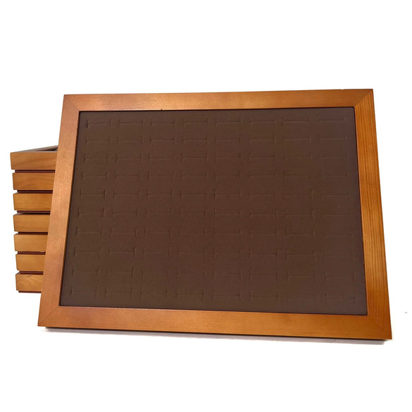 Jewelry Tray Solid Wood Geometric Splicing Style For Jewelry Storage Display