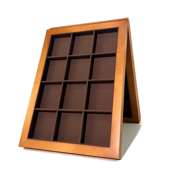 Jewelry Tray Solid Wood Geometric Splicing Style For Jewelry Storage Display