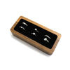 Jewelry Tray Storage Box Wooden Black Walnut For Ring Necklace Pendant Earrings