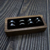 Jewelry Tray Storage Box Wooden Black Walnut For Ring Necklace Pendant Earrings