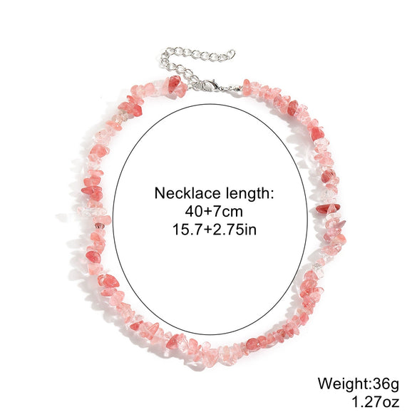 Jewelry Turquoise Geometric Bohemian Style Electroplated Women's Natural Stone Necklace